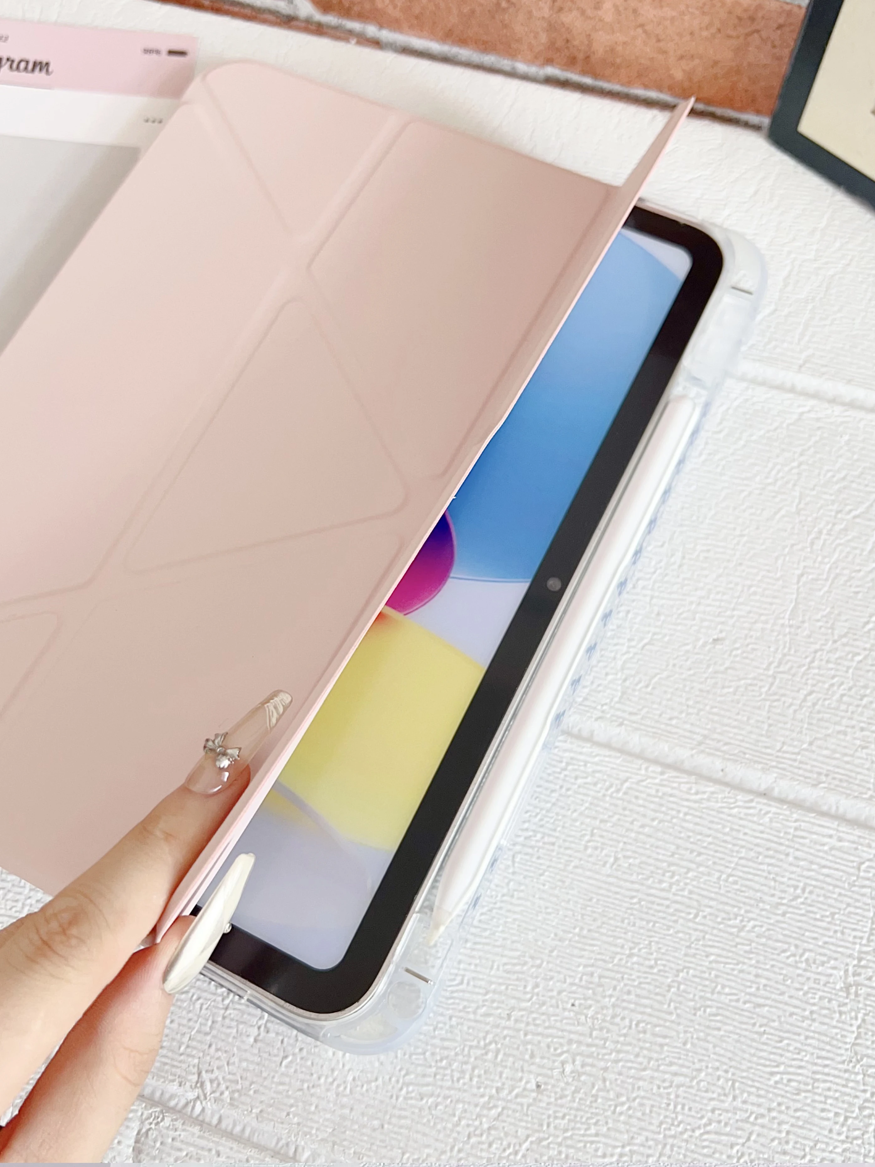 Premium Protective Tablet Case with Pencil Holder - Enhanced Durability and Sleek Design