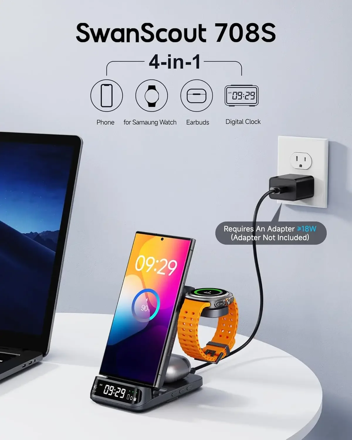 SwanScout Wireless Charging Station