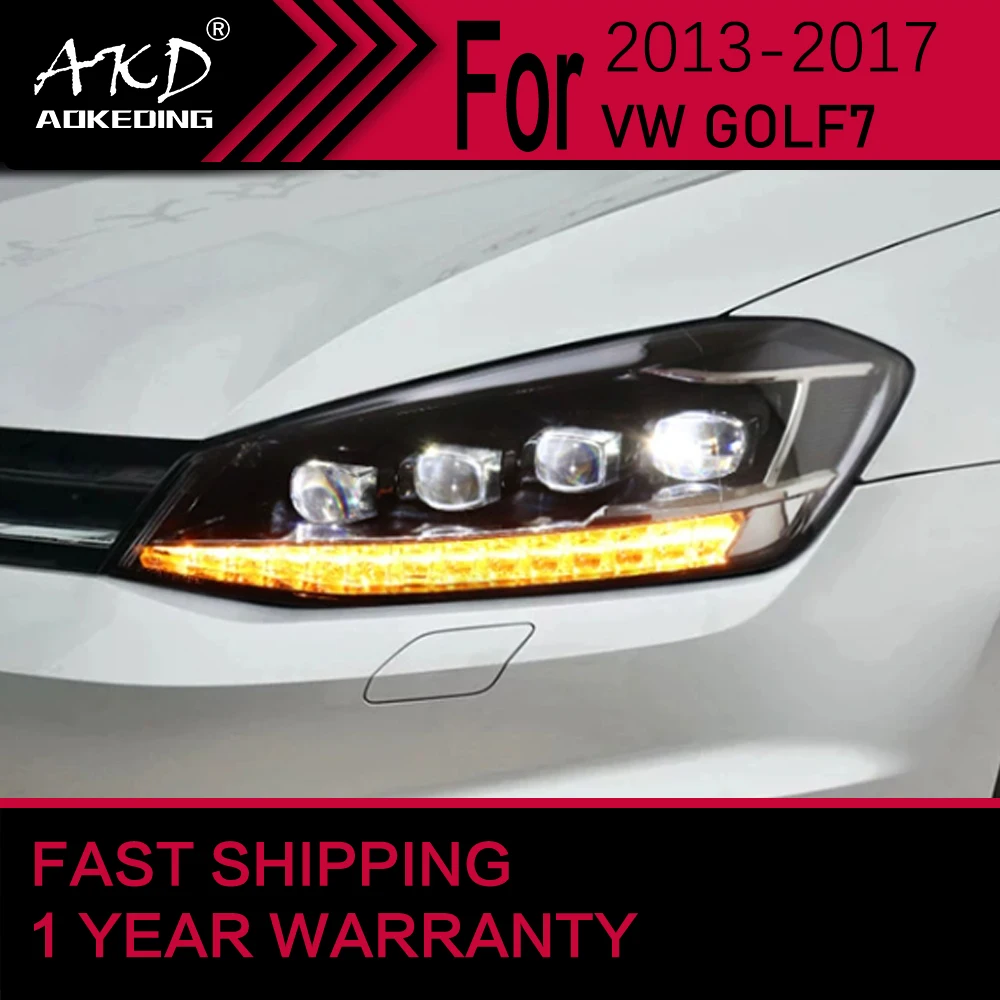 

Car Lights for VW Golf7 Golf 7 MK7 Headlight 2013-2017 MK7 Head Lamp Drl Projector Lens Automotive Accessories