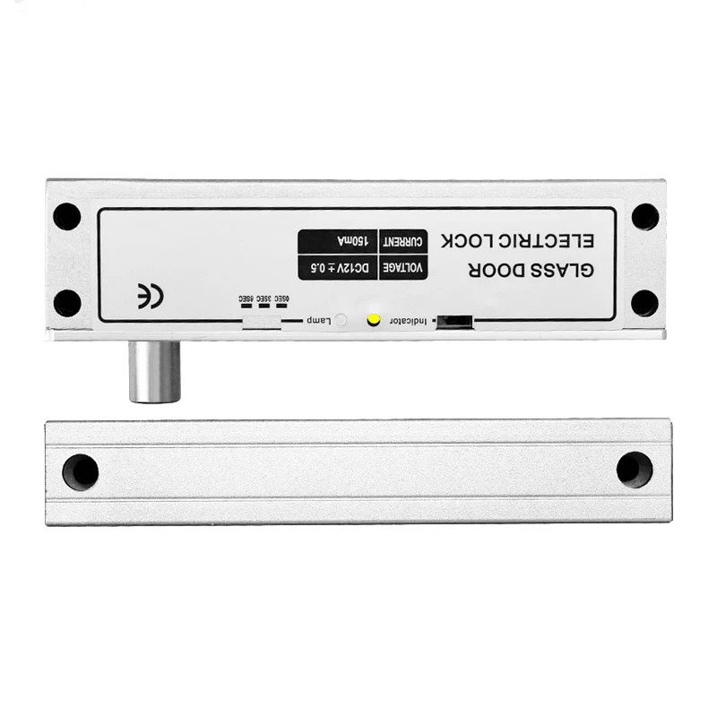 Drill Free Electric Bolt Lock For Left Open Glass Door 12V Ewelink Smart Wifi Switch Control Optional Remote control Exit Button