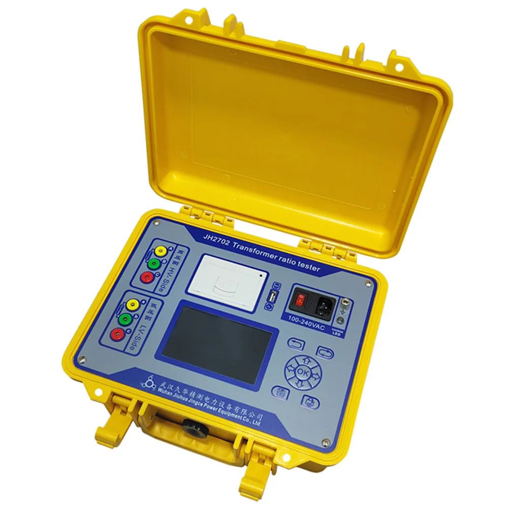 

Portable Spanish/English/Russian Turns Ratio Test Set Automatic TTR Measuring Instrument for Three-Phase Transformer Test