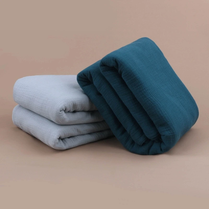 

Infant Swaddling-Blanket Newborn Winter Warm Blanket 4-Layer Cotton Quilt Baby Wrap Outdoor Pushchair Windproof Drop Shipping
