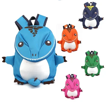 Zaino per Bambini a Forma di Dinosauro, Zaino per Asilo, Borsa da Viaggio Genitore-Figlio