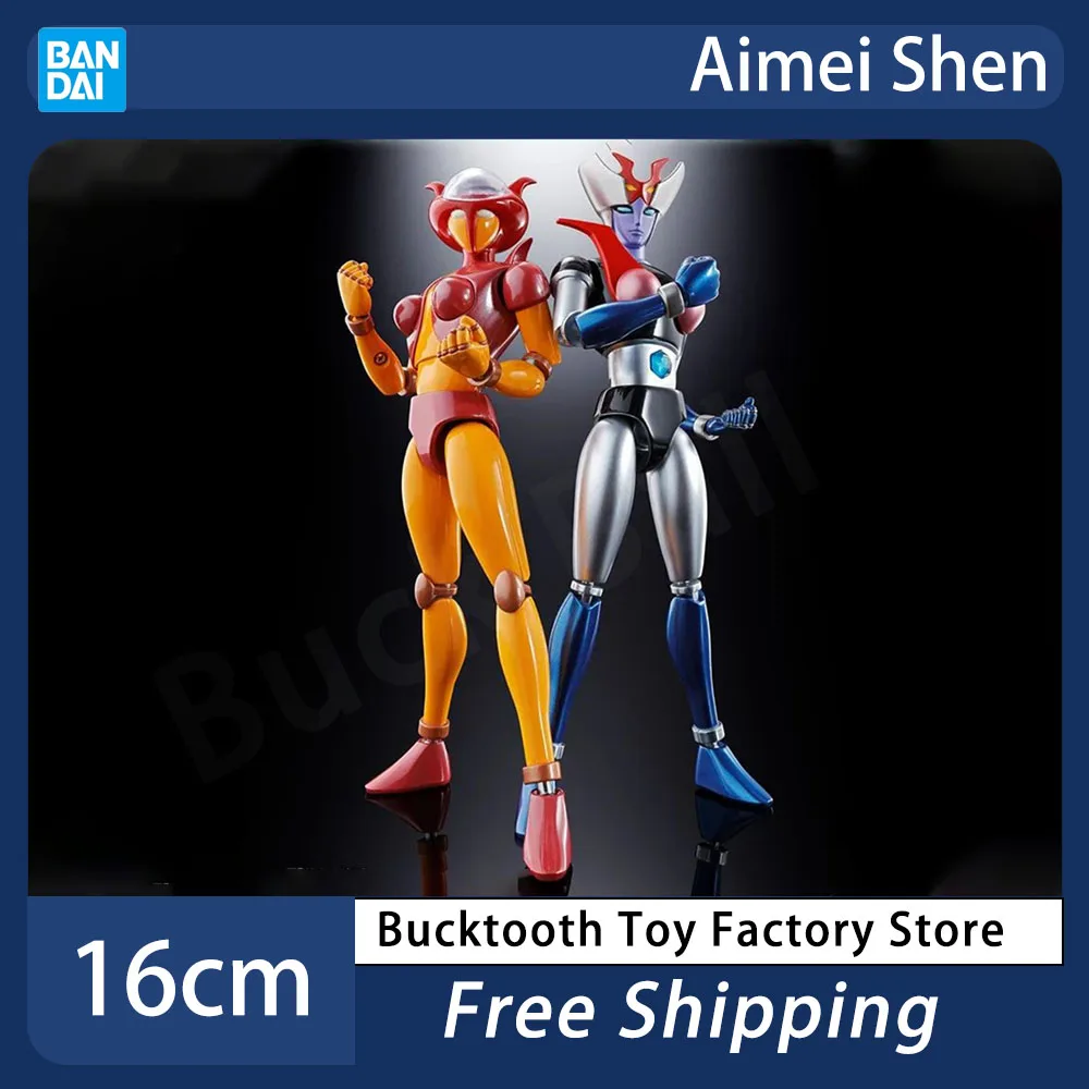 

16cm Genuine Bandai Anime Mazinger Z Gx-08r Aimei Shen A Vs Gx-09r Minerva X Action Figurine Collection Desk Decora Gifts Toys