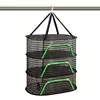 Drying Rack Net Foldable 3 Layers Dryer Rack With Zippers Portable Strong Nylon Rope Multi-function Food Mesh Dryer For Garden 1