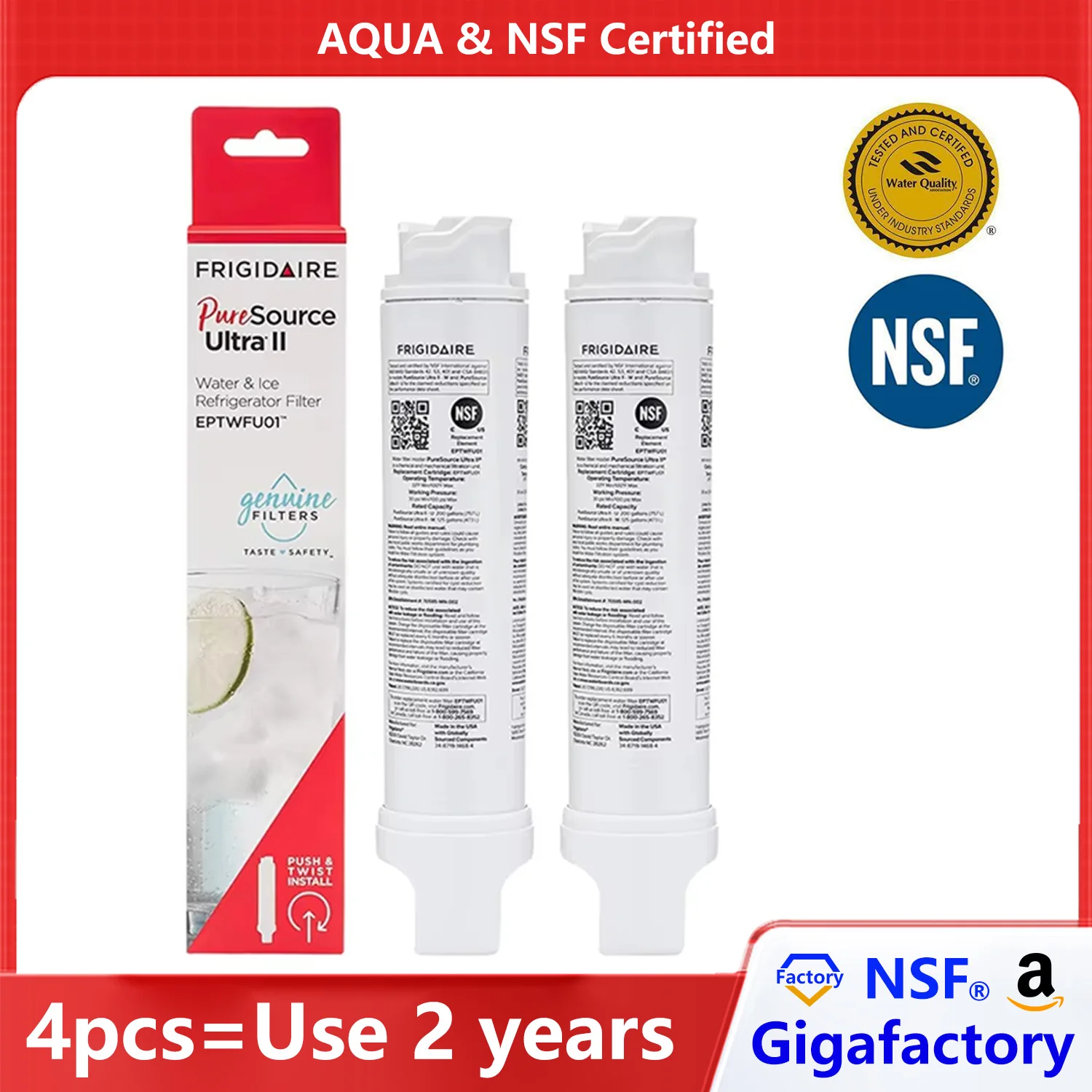 Pièces Détachées Réfrigérateur / Congélateur : Filtre à eau