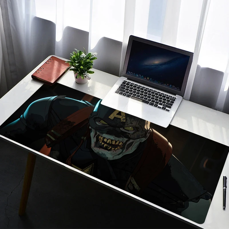 Anime Mouse Pad XL Gaming Accessories Carpet Gamer Keyboard Desk Mat C-Captain Americas Non-Slip Laptop Notebook Office Mousepad 4