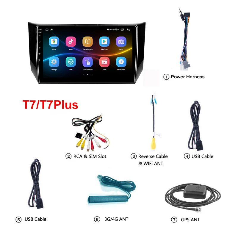 Radio con GPS para coche, reproductor con pantalla HD de 2000x1200, Carplay, para Nissan Sylphy B17, Sentra 2012, 2013, 2014, 20152016, 2017, 2018