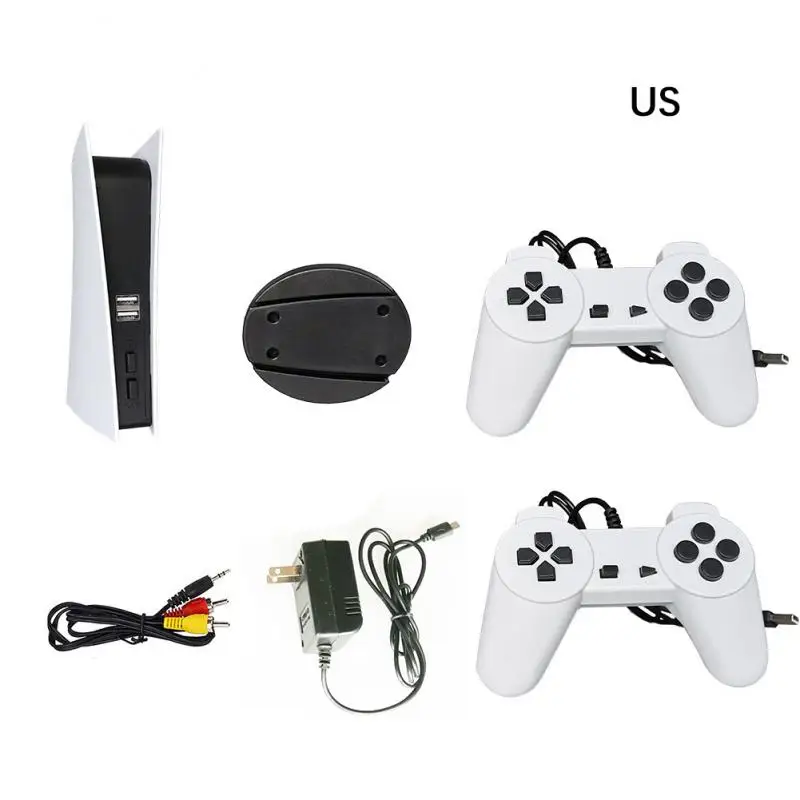 USB 유선 컨트롤러 미니 200 클래식 게임 지지대, TV 출력 지지대, 2 인용 게임, 성인 어린이 게임 콘솔 선물