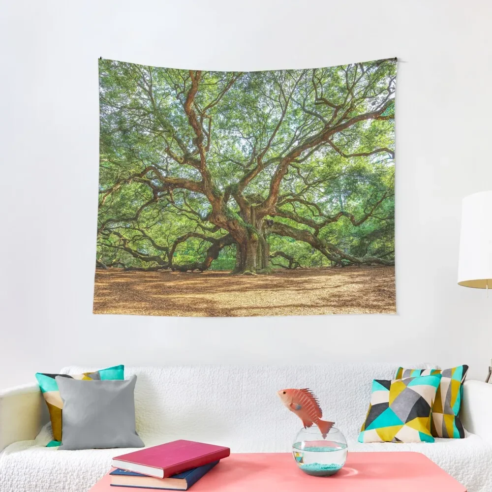 

Angel Oak - Ancient Tree on Johns Island South Carolina Tapestry Cute Room Decor Aesthetic Room Decor Tapestry