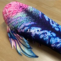 Adults Mermaid Tail Woman Man Swimming Dress For Cosplay Photo Shooting Beauty Women Can Add Monofin Bikini Bra 5