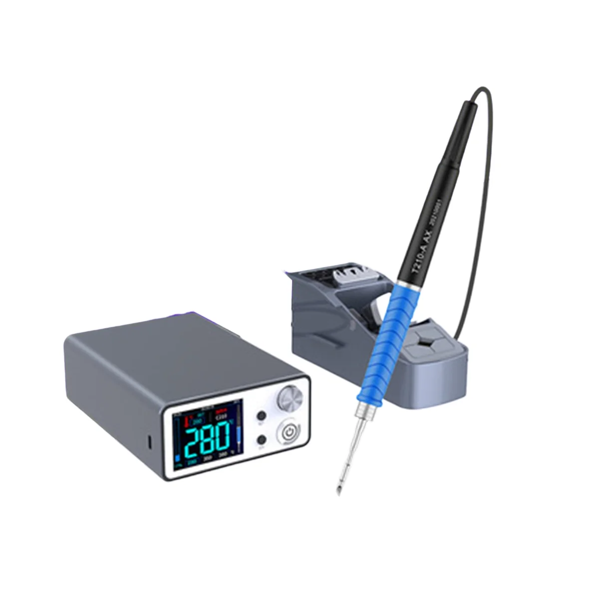 

T3B Intelligent Soldering Station with T210 Series Handle Welding Iron Tips Electric Set for SMD BGA Repair Tool EU Plug