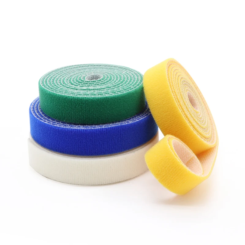 Self Adhesive Tape Reusable Cable Tie Wire Straps Tape DIY Accessories  10/15/20/25mm 5 meters