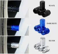 Aluminum Alloy Car Wheel Tire Valve Caps Tyre Rim Stem Covers Airdust Waterproof For Automobiles Motorcycles Trucks Bikes 6