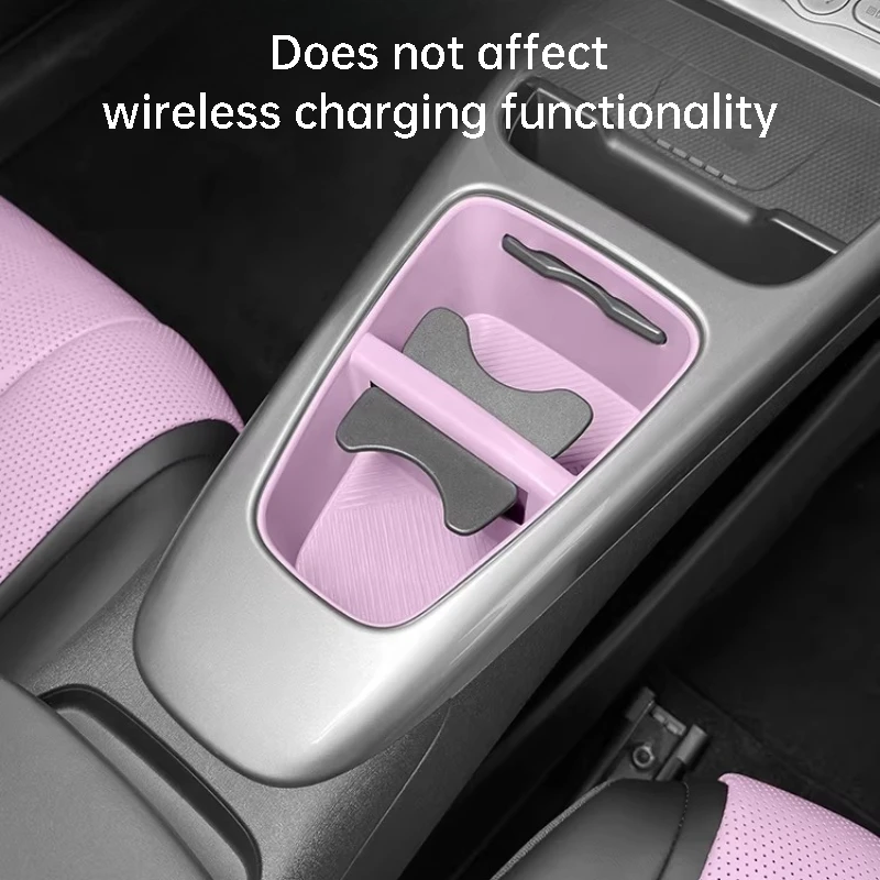 BYD 돌핀 지능형 운전 버전 2025 센터 콘솔 컵홀더 실리콘 패드 미끄럼 방지 수납 매트 자동차 액세서리