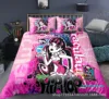 Monster High Bedding Set Single Twin Full Queen King Size Anime Bed Set Aldult Kid Bedroom Duvetcover Sets 3D Print 015 5
