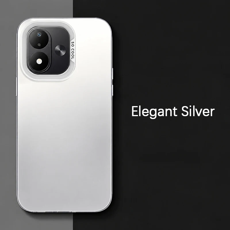 Aurora Laser Shockproof Metallic Texture Phone Case - High Quality, Simple Design