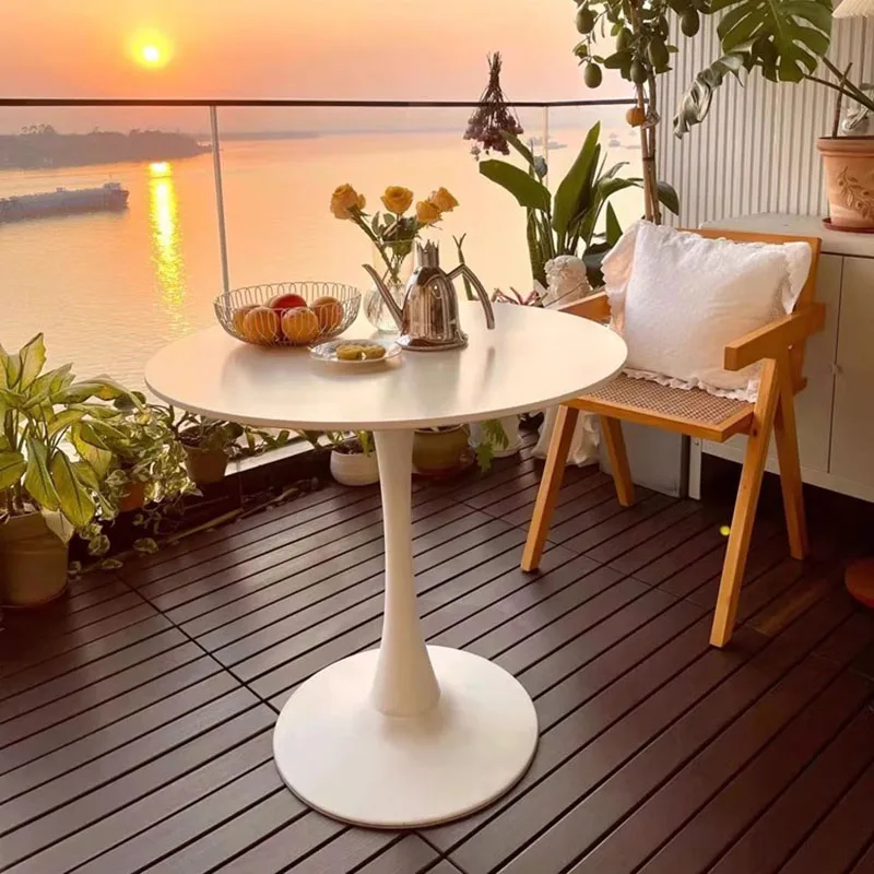 

Living Room Dining Small Table Coffee White Round Small Designer Tables Minimalist Modern Tea Stolik Kawowy Nordic Furniture