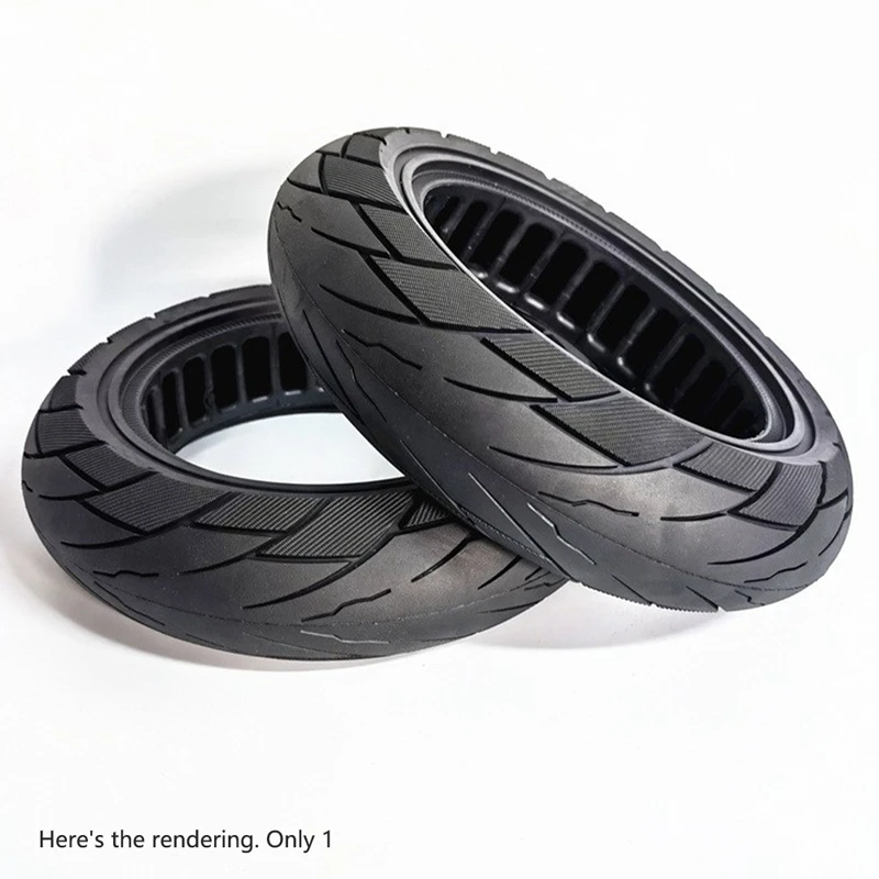 10X2.50-6.5 Hollow Solid Tire MAX G30 Electric Scooter 60/70-6.5 Honeycomb Solid Tire Black 1100G Spare Parts