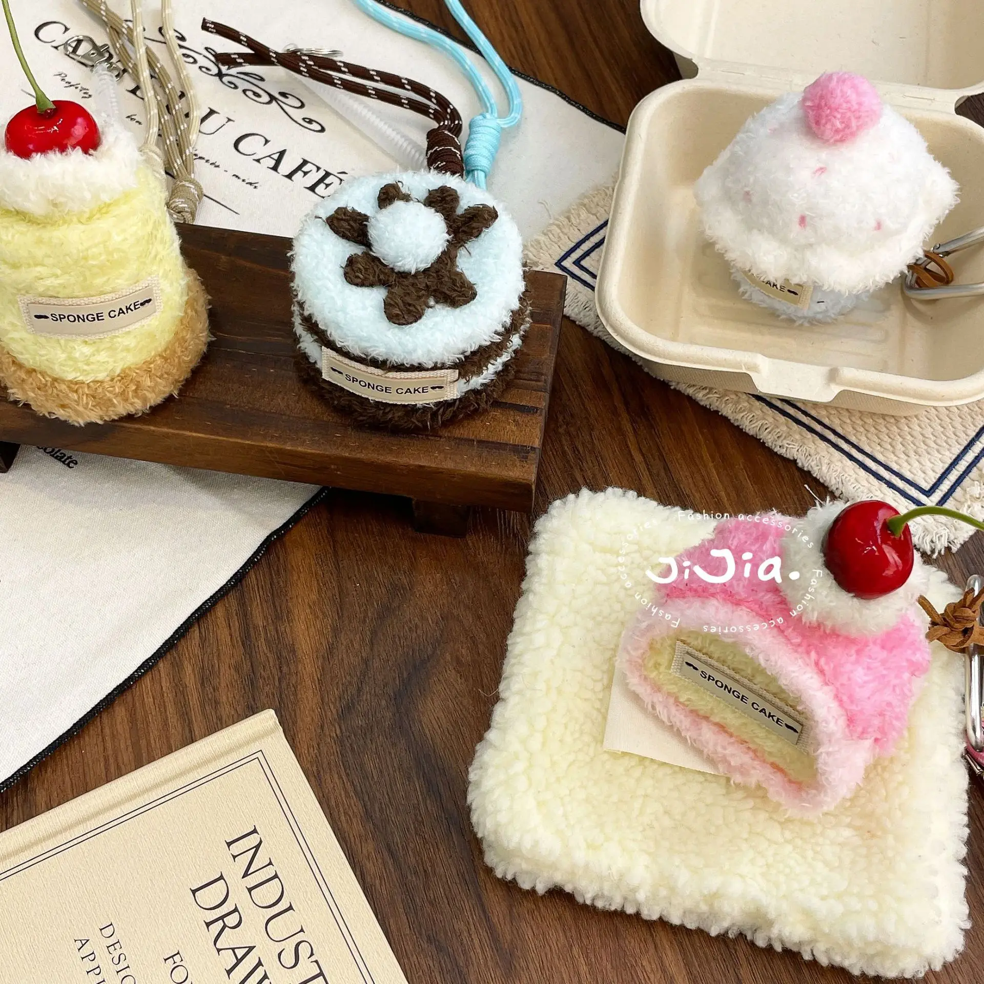 Cute Plush Bag Pendant Creative Personality Backpack Pendant Keychain Accessory Hand-woven Hanging Decoration Christmas Gift