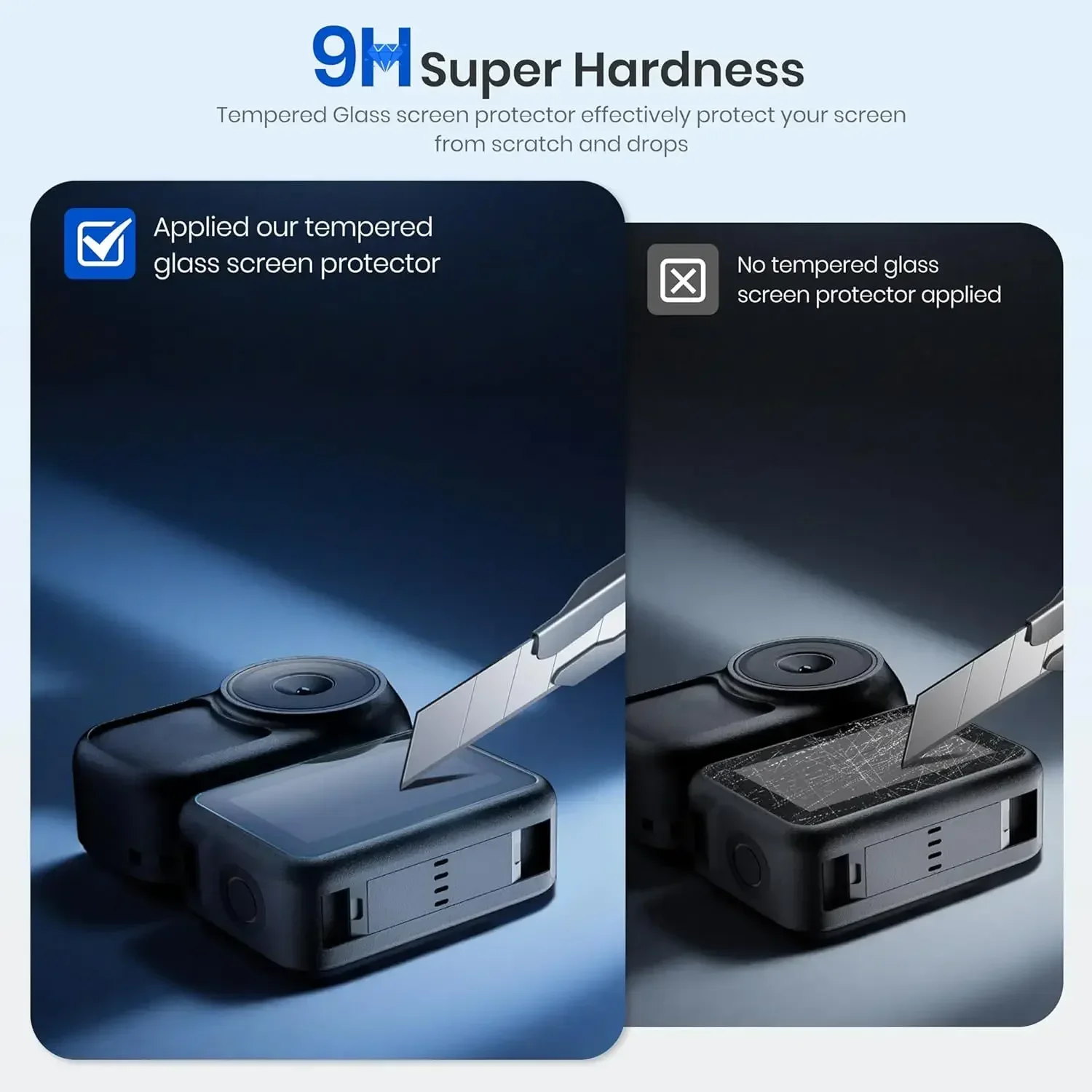 Screen Protector Hydrogel Film HD Hardness Tempered Glass for DJI Osmo Nano Sports Camera Anti-scratch Lens Films for DJI NANO