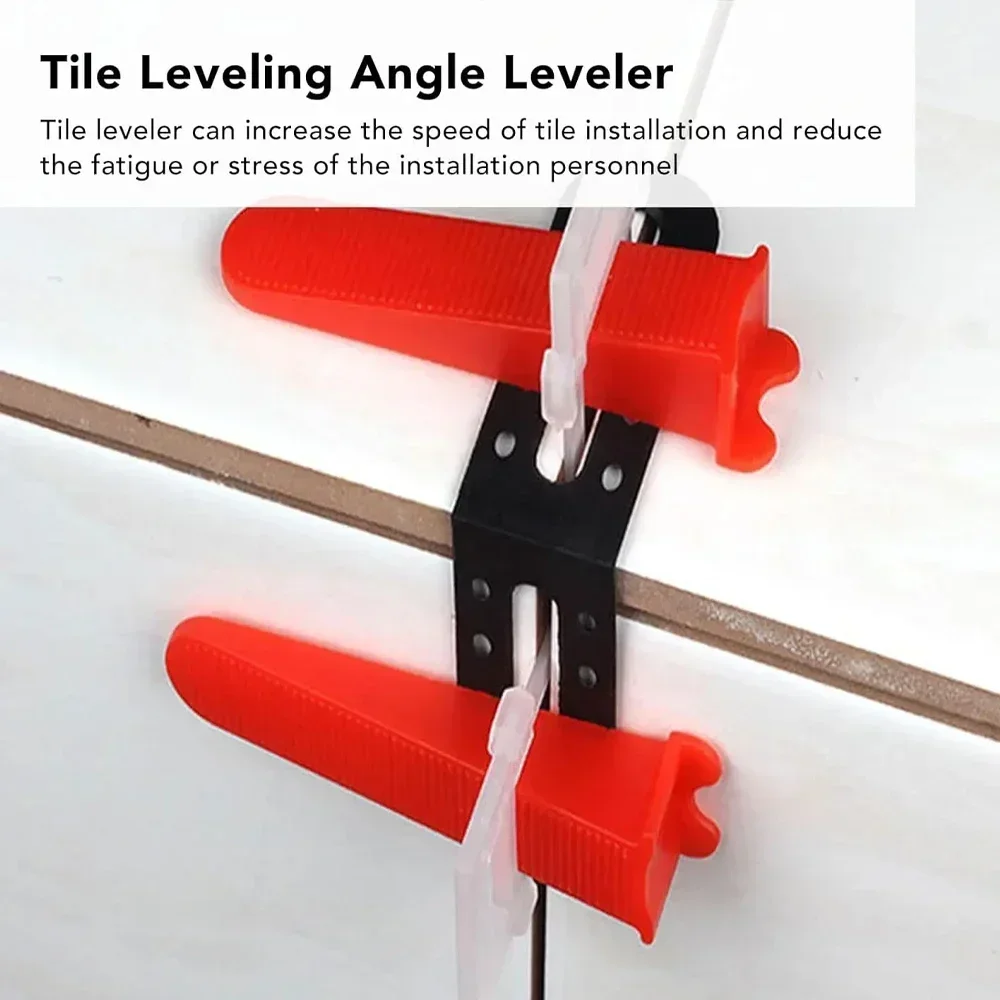 5/25/150Pcs Tile Leveling System Clips Male Angle Floor Wall Ceramic Leveler Spacers Locater Adjuster Laying Construction Tools