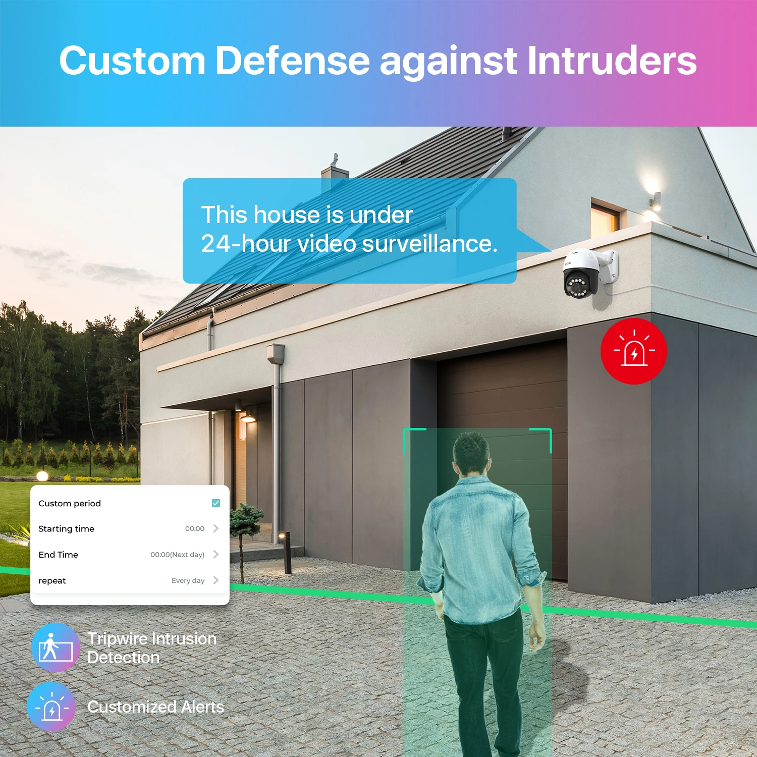 Рисунок 5 - ZOSI C296 5MP 3K PoE PTZ IP-камера