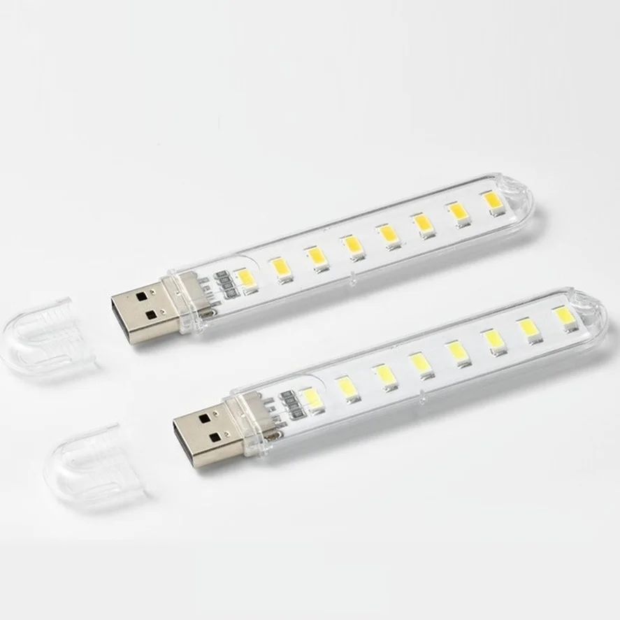 Mini USB LED Table Lamp Portable Reading Desk Light For Camping Power Bank Notebook 8Leds Book Night lights Flashlight led light,desk lamp,night light,led desk lamp,book light,mini night light,mini led light