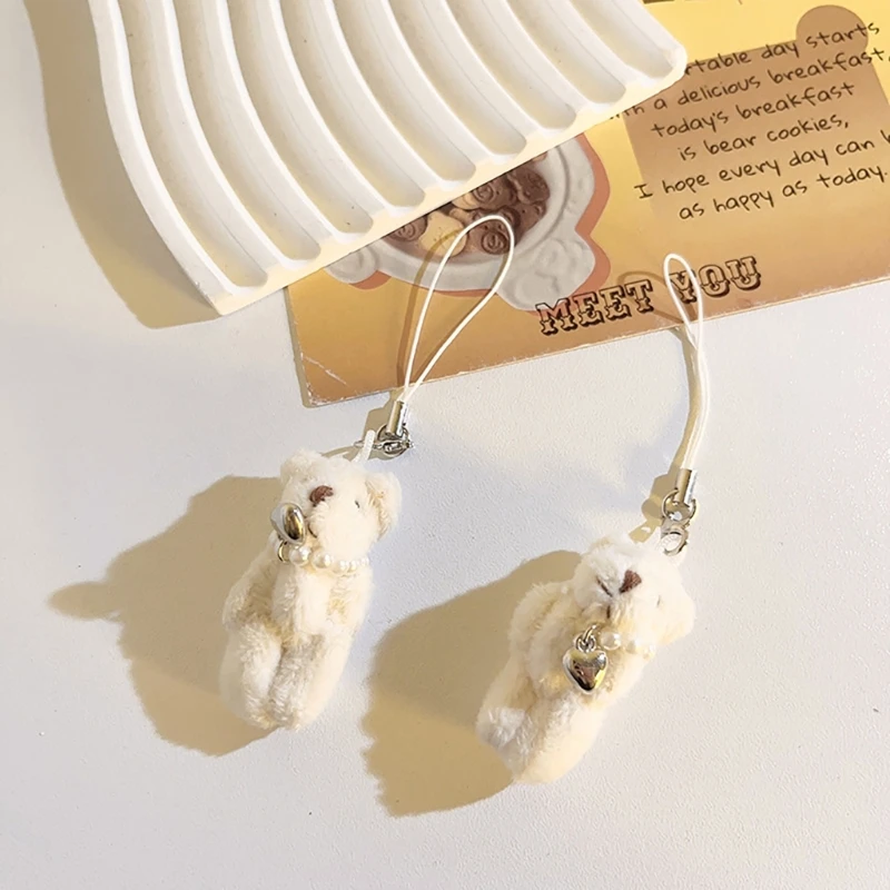 

Мягкая сумка с медведем, очаровательный брелок с мультяшным животным, модный кулон для пары