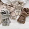 2024 Ladies Cashmere Blend Scarf Women Winter Luxury Solid Color Shawl Wraps Female Warm Thick Wool Neckerchief Blanket Pashmina 6