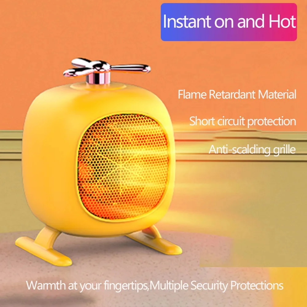 500WElectricHeaterMiniElectricFanHeaterLowConsumptionElectric