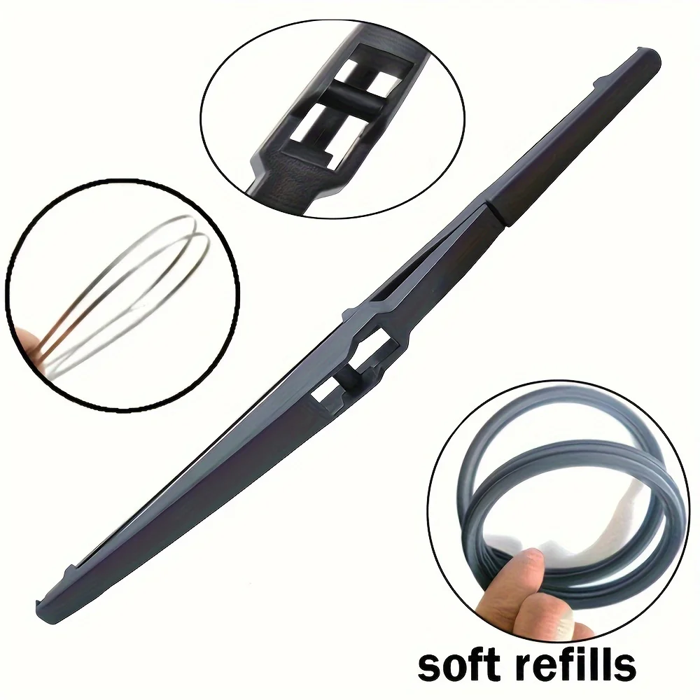 11" Rear Wiper Blade  Windshield Windscreen Clean Tailgate Window Car Rain Brush For Kia Soul 2009 - 2013 3