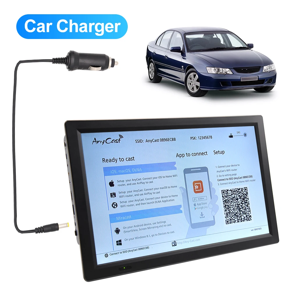 S16520d2dcbed42d28591b42a6e8c58a8b 14" inches Portable Digital TV, DVB-T2, ATSC, ISDB, Digital Analog Car Television Player, Wireless Screen Share Miracast HDMI Video Player Mallzona