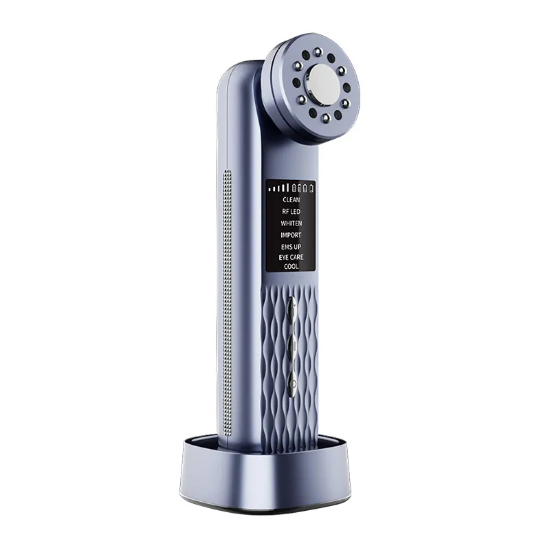 Home Use Red Therapy EMS RF Facial Massage Instrument Tightening Device Steel Stainless Skin Facial Skin Care Beautify Tool neck face massager,skin care device
