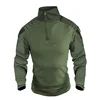 Airsoft Paintball Shirts Multicam CP Camo Cotton Tactical Shirt Men Clothing Army Combat T-Shirt Hunting Clothes Wear-resisting 2