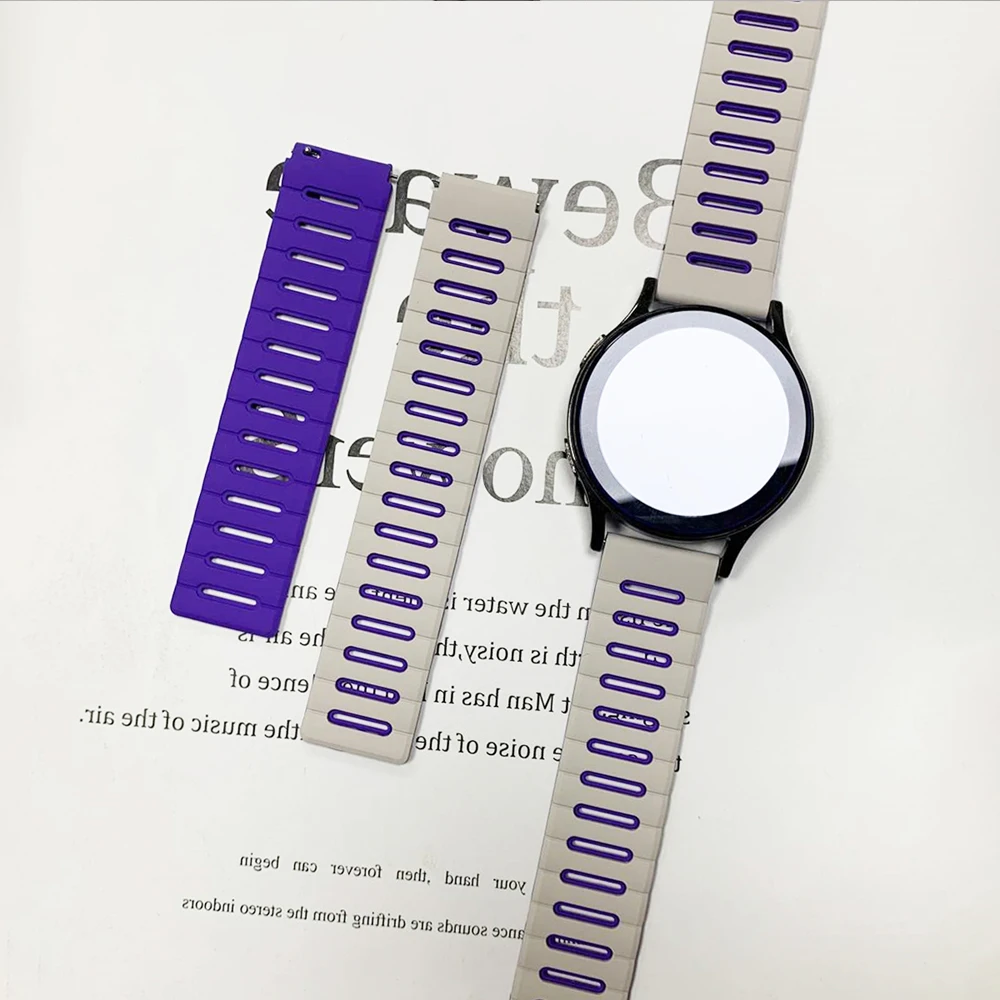 Premium 22mm Silicone Magnetic Replacement Strap - Stylish Bracelet