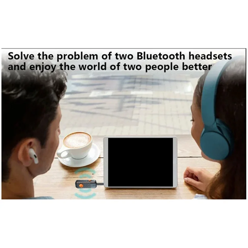 -A90P 5.2 Bluetooth 수신기 및 송신기 낮은 대기 시간 APTX 스마트 1  2 헤드폰 스피커에 적합 자동차 TV, 내구성