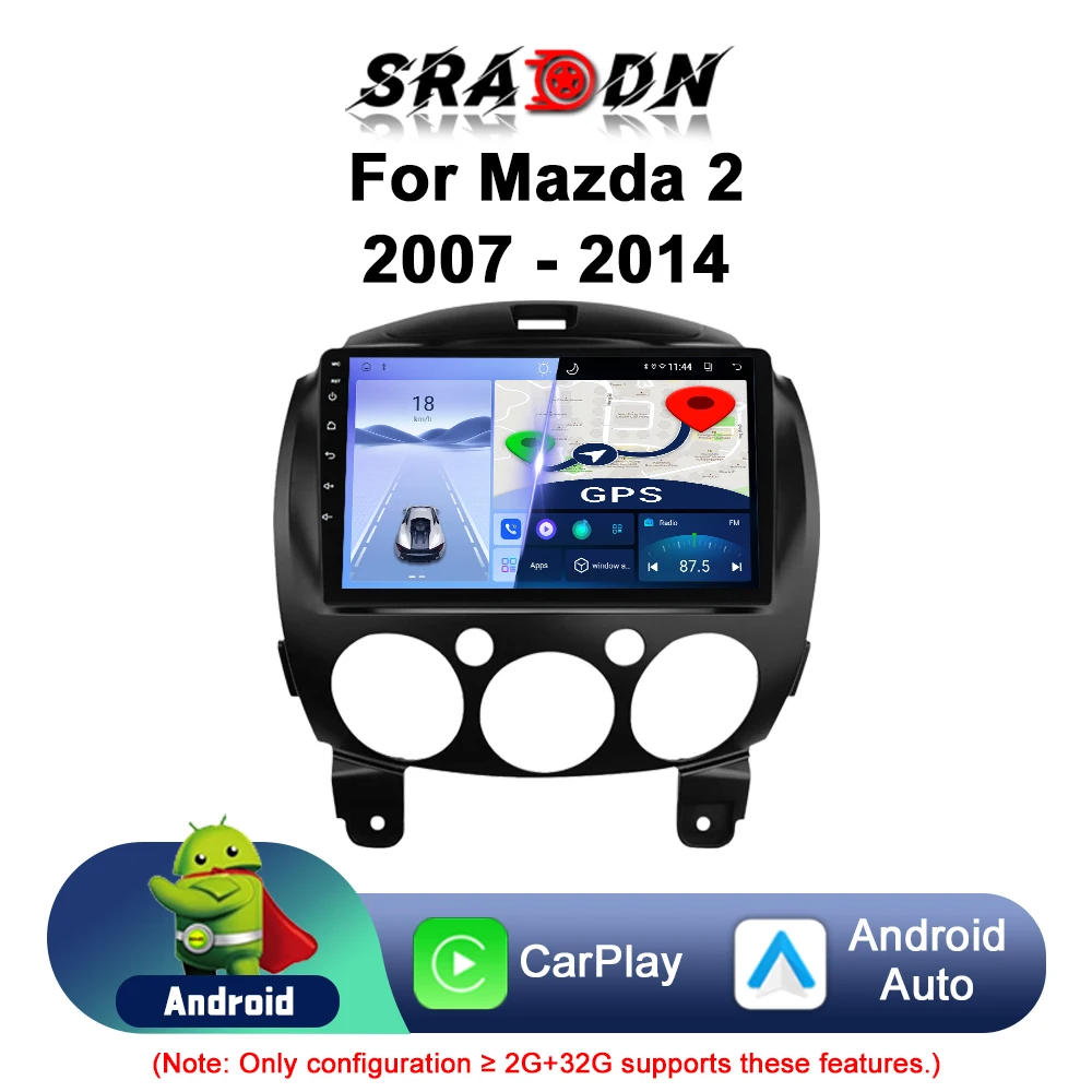 

Для MAZDA 2 2007 2008 2009 2010 2011 2012 2013 2014 Android Автомобильный радиоприемник Автомобильный мультимедийный видеоплеер Навигация GPS Авто Carplay Сенсорный экран Авторадио