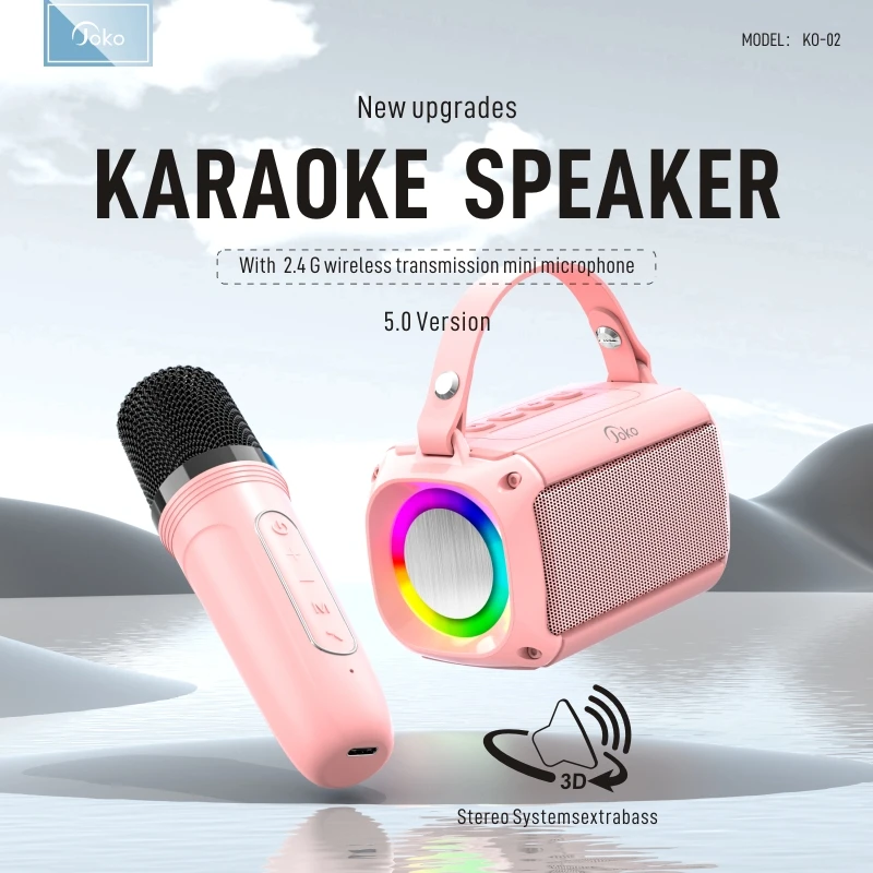 

KONFULON Mini Bluetooth Speaker Bluetooth Audio Small Home Ktv Karaoke Microphone Singing Wireless Bluetooth Speaker Portable