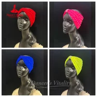 Latin Dance Performance Headwear Women's Custom Color AB Stones Elastic Headband Adult and Children's Competition Accessories