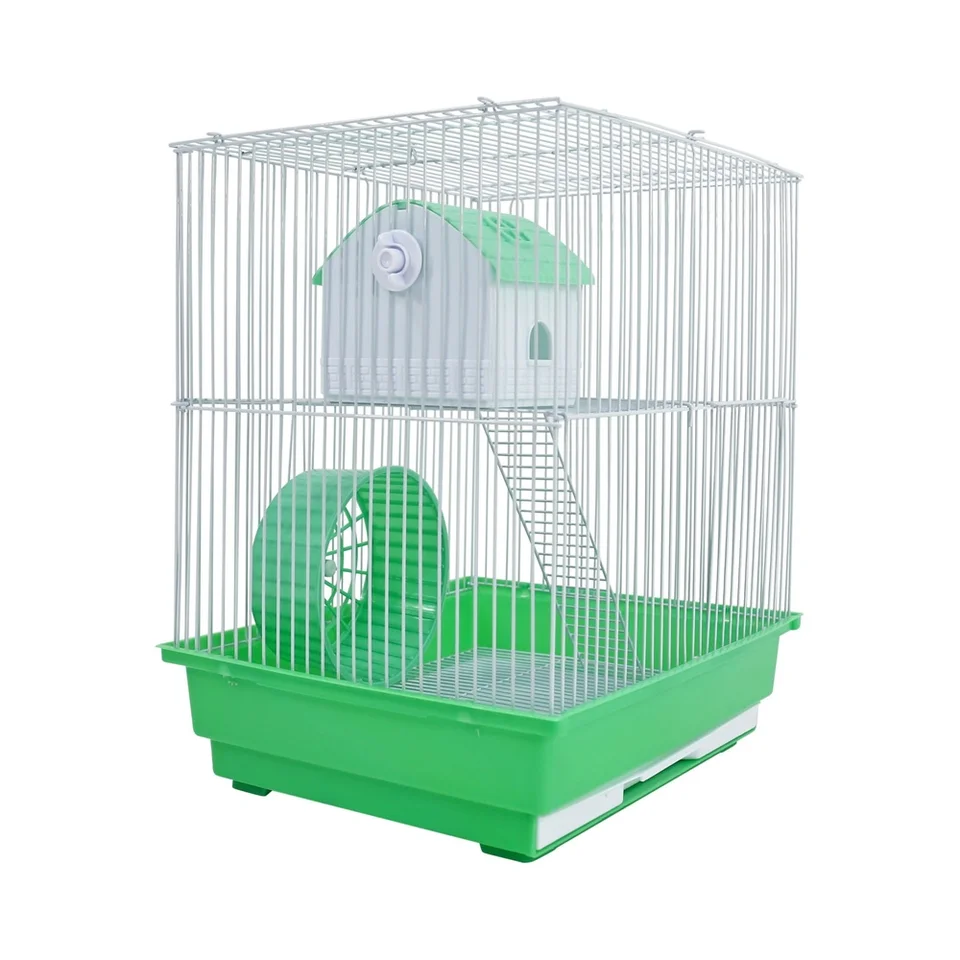 Multi Level Hamster Cage with Exercise Wheel