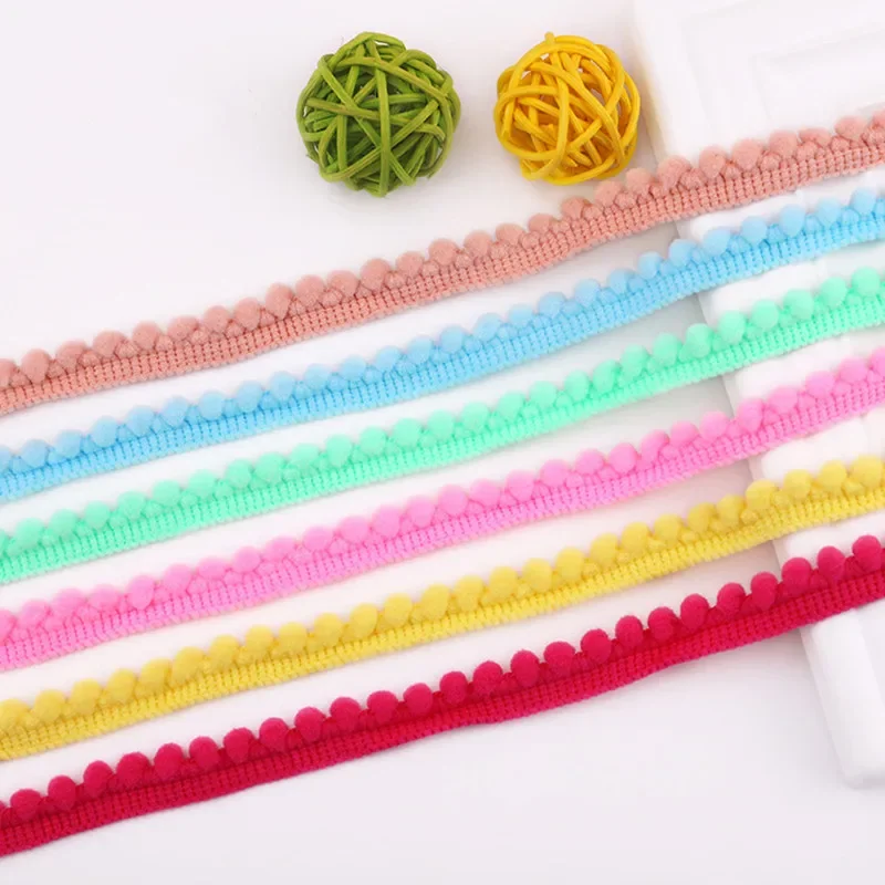 Craft Supplies Pom Poms Craft Supplies 2-5 Yards Lace Decoration Ball DIY Material