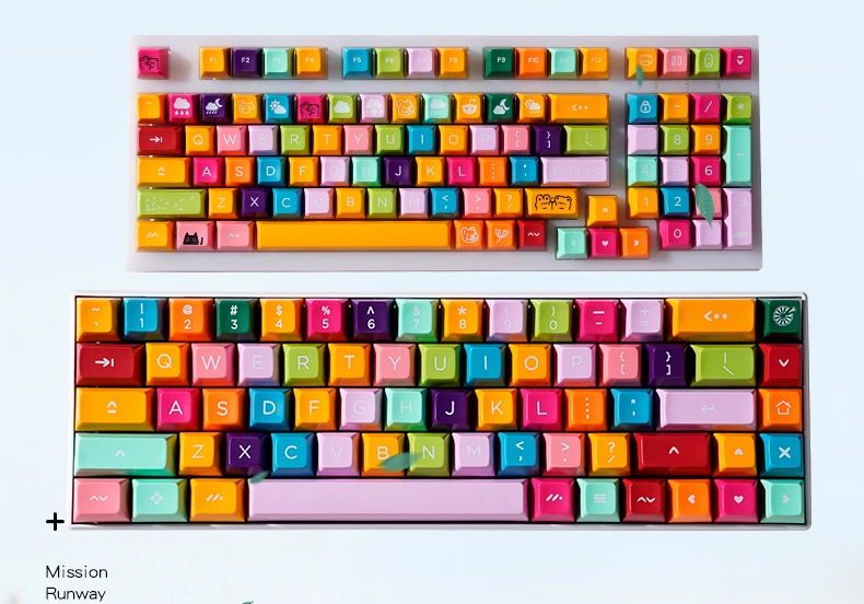 capuchons de touches personnalisés profil cob pour clavier motif amour