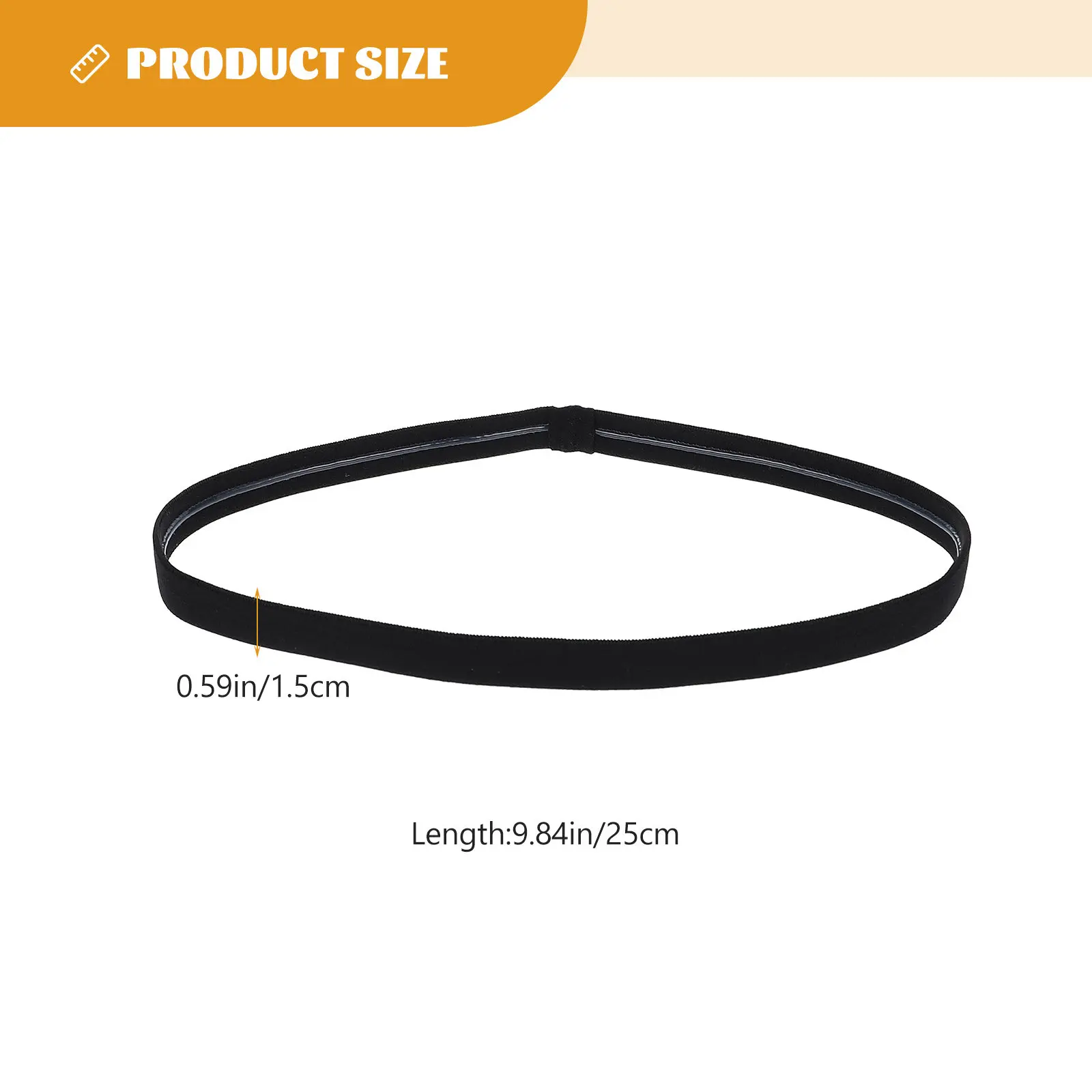 남성용 6Pcs 프리미엄 탄성 헤드밴드 땀 흡수 및 미끄럼 방지 디자인 러닝 스포츠 레저용 남성용 스웨트밴드