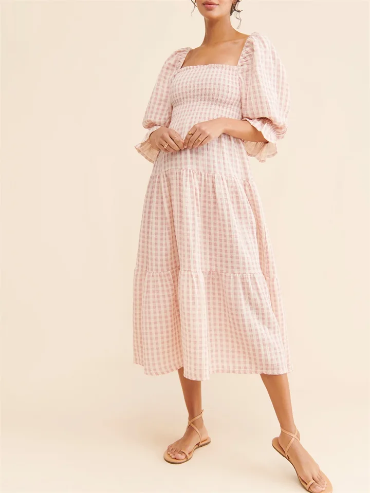 Maternity Floral Print Aline Dress for Baby Showers