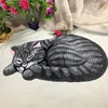 Creative Cat Floor Mat Carpet Handmade Tufted Rug Comfortable Soft Plush Bedroom Rugs Living Room Decoration Non-slip Floormat 2