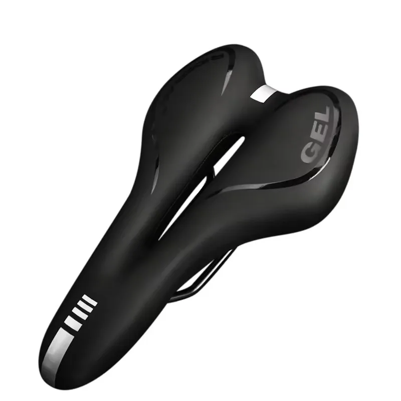 Bicycle Saddle Silicone Cushion PU Leather Surface