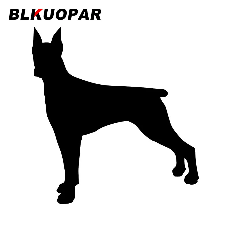 

BLKUOPAR Doberman Pinscher Автомобильная наклейка Солнцезащитная модная Водонепроницаемая устойчивая к царапинам наклейка креативная Оригинальная защита автомобиля