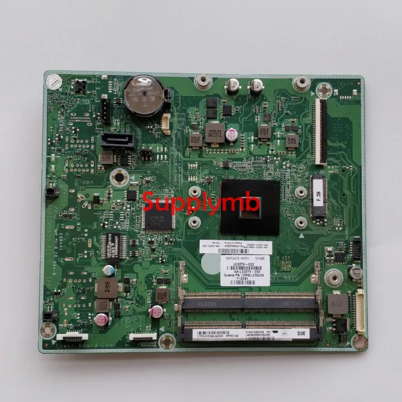 

L03379-002 L03379-601 Motherboard L03379-602 DAN91GMB6D0 J4005 CPU for HP 20-C 20-C410 N91G AIO Desktop Laptop Mainboard Tested