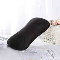 Mini Cushion Microbead Back Sofa Cushion Bone Shape Roll Throw Cozy Pillow Travel Home Office Sleep Neck Support Pillow 1